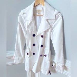 Michael by Michael Kors White Spring Jacket- Small